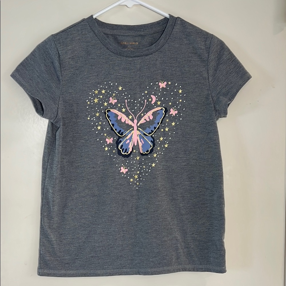 BCBG Girls Butterfly T-Shirt Size 14-16